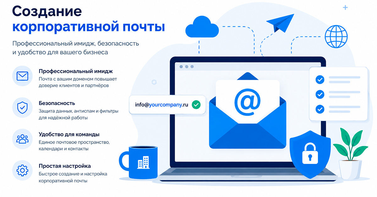 Как создать корпоративную почту