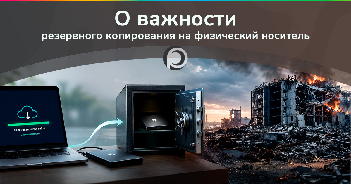 О важности резервного копирования на физический носитель